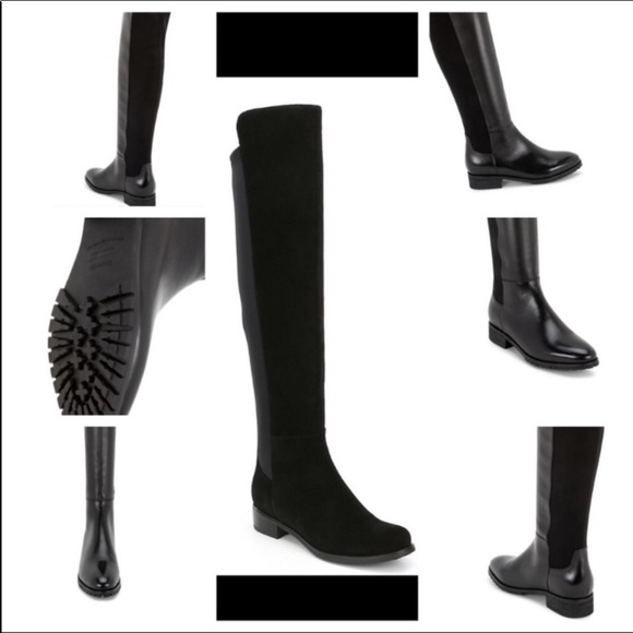 narrow calf knee boots